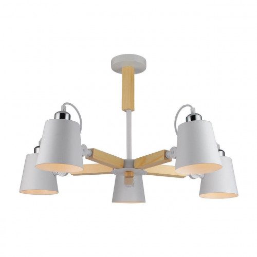 потолочная люстра arte lamp a7141pl-5wh белая в Кургане