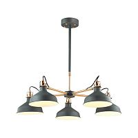 подвесная люстра odeon light lurdi 3329/5 черная в Кургане
