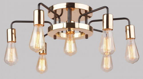 потолочная люстра arte lamp gelo a6001pl-7bk в Кургане