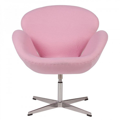 кресло swan chair светло-розовое в Кургане