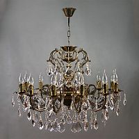 подвесная люстра ambiente alicante 8888/12 pb new leaf бронза в Кургане
