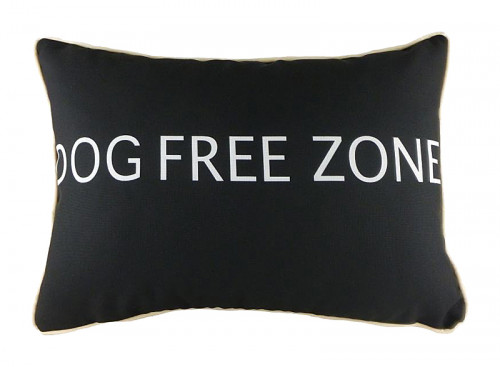 подушка с надписью dog free zone в Кургане