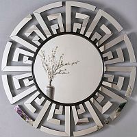 зеркало венецианское в греческом стиле круглое в стеклянной раме нефертити в Кургане