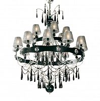люстра 6886/12+6 v2515 от mm lampadari черная/серая в Кургане