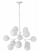 подвесная люстра crystal lux medea white sp12 белая в Кургане