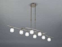 подвесная люстра mantra loop satin nickel 1810 в Кургане