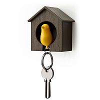 держатель+брелок для ключей sparrow коричневый-желтый в Кургане