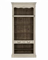 шкаф книжный открытый поместье с состариванием с узором в Кургане