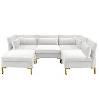 диван zara sectional угловой белый в Кургане