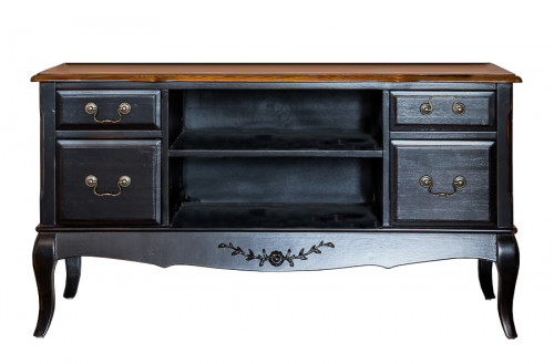 тумба под телевизор belveder черная в Кургане