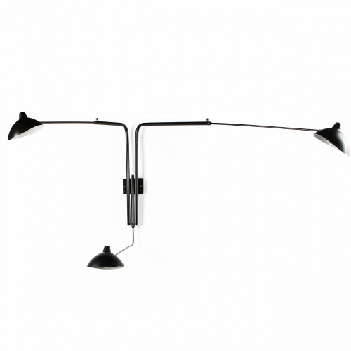 настенный светильник sconce mouille 3 лампы 1 в Кургане