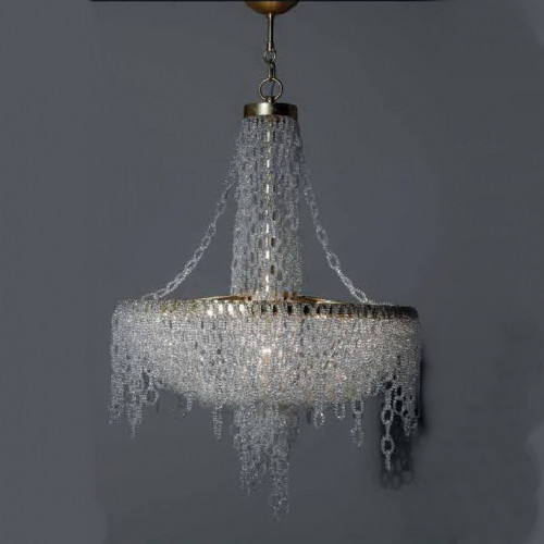 люстра ex02-5 от delight collection прозрачная/золото в Кургане