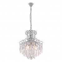 подвесная люстра crystal lux sevilia sp4 silver серебро в Кургане