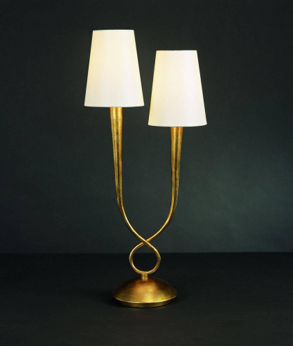 настольная лампа mantra paola painted gold 3546 в Кургане