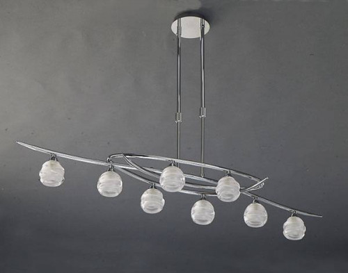 подвесная люстра mantra loop chrome 1800 в Кургане