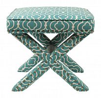табурет мягкий бирюзовый remy ottoman в Кургане
