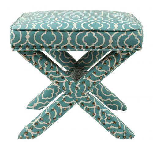 табурет мягкий бирюзовый remy ottoman в Кургане