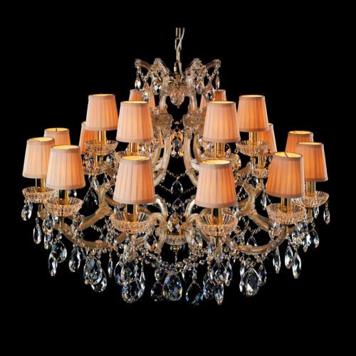 люстра md09054-18a от illuminati прозрачная/золото/желтая в Кургане