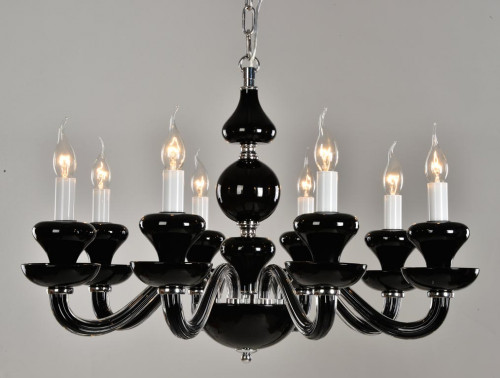 подвесная люстра newport 1908/s black в Кургане