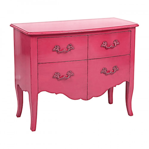 комод средний флоранс с состариванием малиновый в Кургане