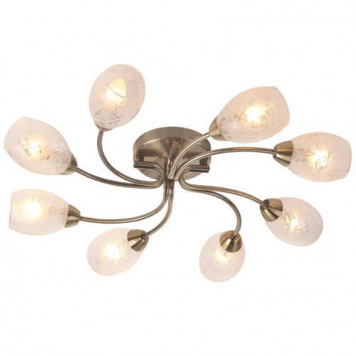 потолочная люстра idlamp carmina 201/8pf-oldbronze в Кургане