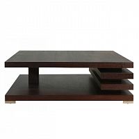 столик журнальный milano dark brown коричневый в Кургане