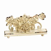 подставка для визиток pewter flower белая в Кургане