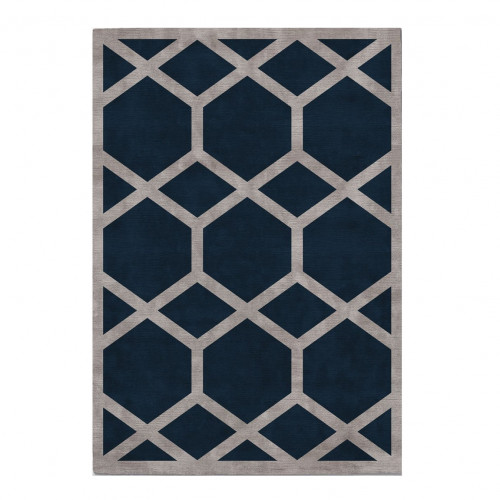ковер ahston blue 200x290 синий в Кургане