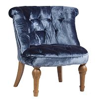 кресло sophie tufted синее в Кургане