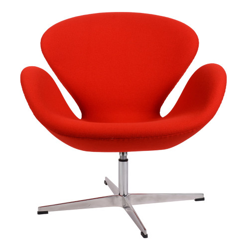 кресло arne jacobsen красное в Кургане