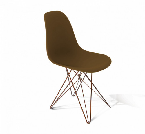 стул dsr коричневый s50 (eames style) в Кургане