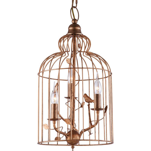 подвесная люстра arte lamp gabbia a1865sp-3bg в Кургане