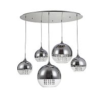подвесная люстра maytoni fermi p140-pl-170-5-n в Кургане