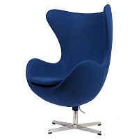 кресло egg chair синее в Кургане
