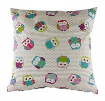подушка с принтом owl print pink в Кургане