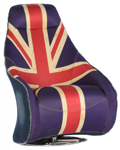 кресло deep rotation сине-красное в Кургане
