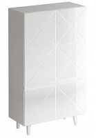 шкаф kristal с узором белый в Кургане