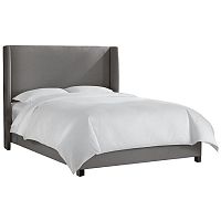 кровать двуспальная 160х200 серая kelly в Кургане