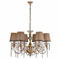 подвесная люстра crystal lux alegria sp6 gold-brown в Кургане
