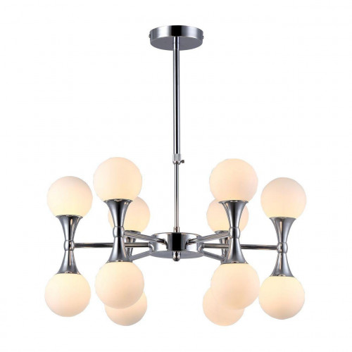 подвесная люстра arte lamp a9162lm-12cc белая в Кургане
