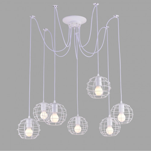 подвесная люстра arte lamp a1110sp-7wh в Кургане