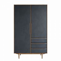 шкаф bruni black с ящиками черный в Кургане