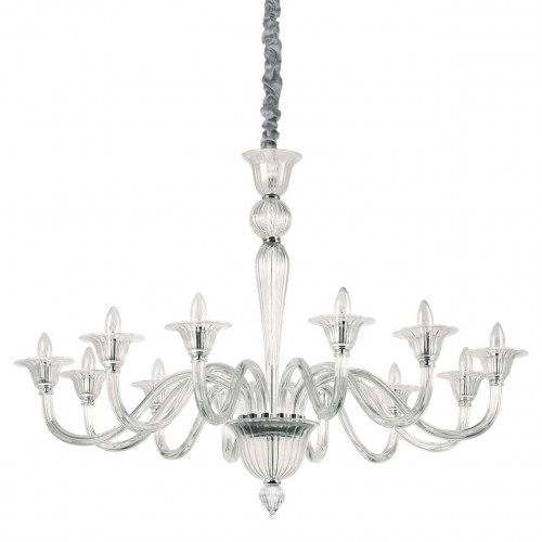 подвесная люстра ideal lux brigitta sp12 trasparente в Кургане