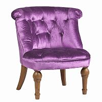 кресло sophie tufted slipper chair лиловое в Кургане