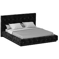 кровать двуспальная 160х200 черная kristal black в Кургане