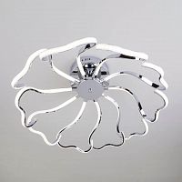 потолочный светодиодный светильник eurosvet begonia 90095/10 хром в Кургане
