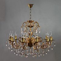 подвесная люстра ambiente alicante 8888/10 ab tear drop бронза в Кургане