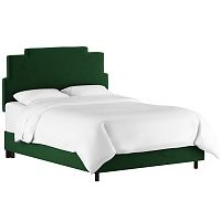 кровать двуспальная 180х200 зеленая paxton emerald velvet в Кургане