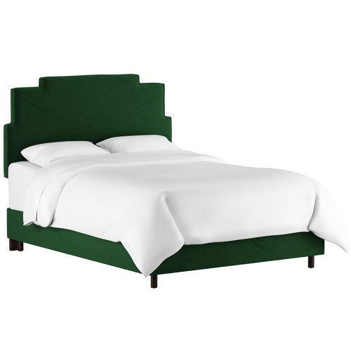 кровать двуспальная 180х200 зеленая paxton emerald velvet в Кургане