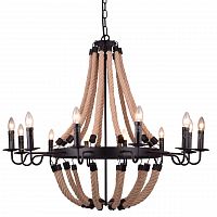 подвесная люстра arte lamp marsiglia a8956lm-12bk черная в Кургане